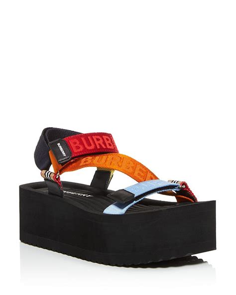 Burberry Women's Patterson Platform Sandals 